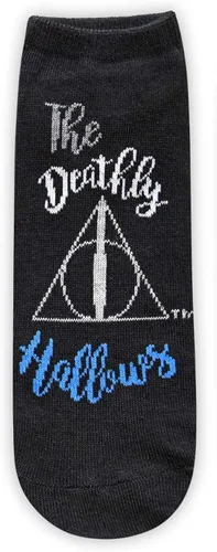 Vista 5 de Harry Potter The Deathly Hallows - Calcetines de tobillo para mujer (5 unidades, talla 4-10)