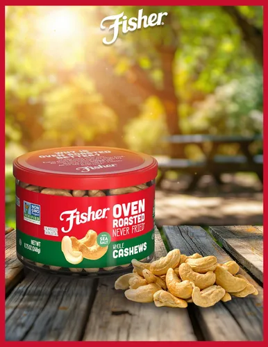 Vista 5 de FISHER Oven Roasted Never Fried - Mezcla de frutos secos asados al horno, nunca fritos