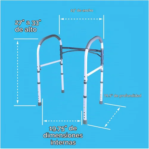 Vista 5 de Carex Health Brands, pasamanos de seguridad para cuarto de baño