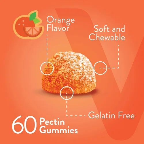 Vista 3 de Viteey Gomitas de vitamina C para adultos y adolescentes con zinc y equinácea, gomitas de apoyo inmunológico, veganas, sin gelatina, sin gluten, sin