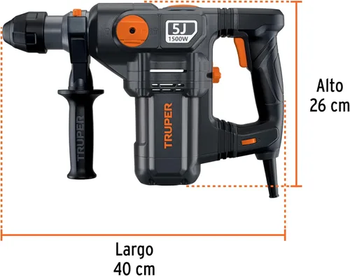 Vista 3 de Rotomartillo electropneumática SDS plus 5.0 Joules