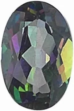 Vista 2 de 1.33-1.81 Cts de AAA 0.315x0.236 in Ovalada Suelta Verde Místico Topacio (1 pc) Piedra Preciosa, topacio