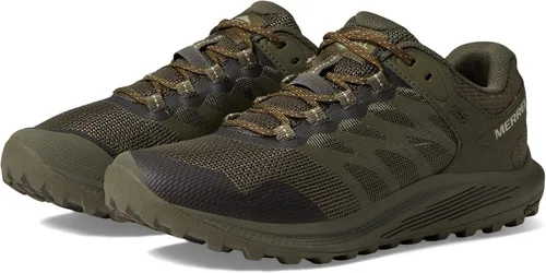 Vista 8 de Merrell Nova 3 Low Tactical - Zapatos de senderismo para hombre, ancho ancho Negro/Carbón