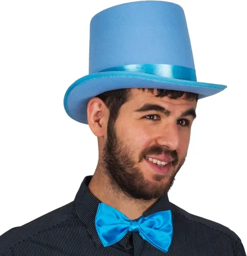 Vista 13 de Tigerdoe Sombrero de copa con pajarita - Conjunto de disfraz para adulto - Sombrero de disfraz