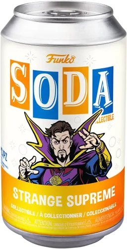 Vista 2 de Funko Vinilo SODA: Marvel Friday - Doctor Strange Supreme - What If - 1/6 probabilidades para variante de persecución rara - Marvel Comics - Figura