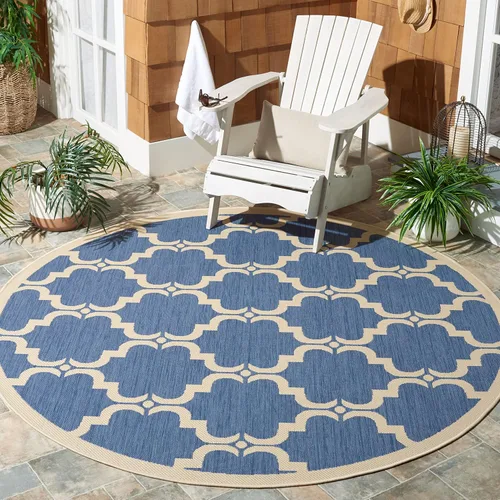 Vista 40 de SAFAVIEH Alfombra lavable al aire libre Courtyard Collection - 9 x 12 pies, beige y terracota, no desprende pelusa y fácil limpieza, ideal