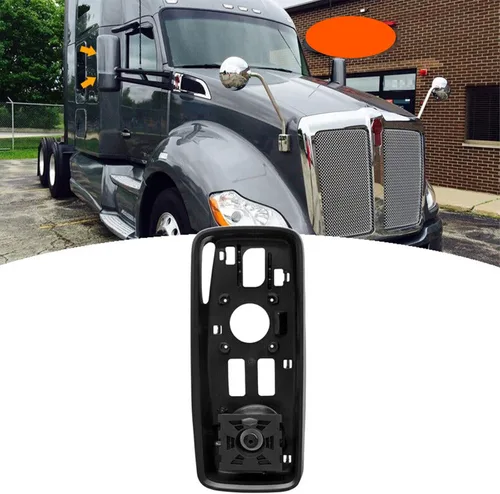 Vista 2 de Marco de montaje de espejo de puerta de camión RH para Kenworth T680 T880 2013-2020