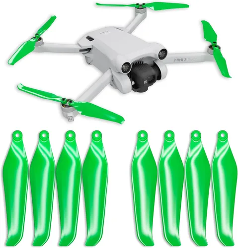 Vista 11 de Master Airscrew Hélices Stealth para DJI Mini 3 Pro y Mini 4 Pro - Negro, 4 hélices en set