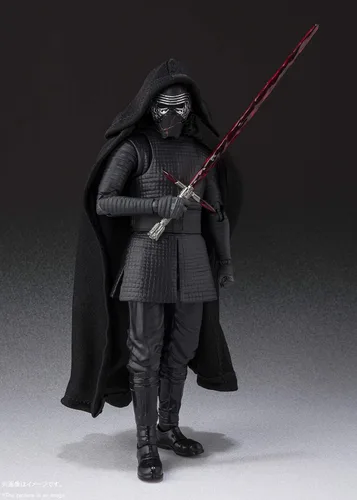 Vista 3 de S.H.Figuarts Star Wars Kylo Ren (Star Wars: The Rise of Skywalker) - Figura de acción pintada de PVC y ABS y tela de 6 pulgadas