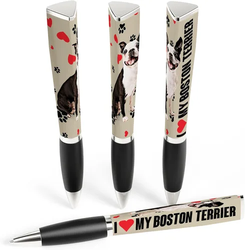 Vista 5 de ANINKABOVE I Love my Aussie Dog - Bolígrafo de punta media, tinta negra, escritura suave, recargable, el mejor regalo para todas las ocasiones
