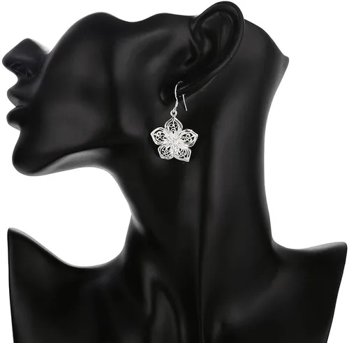 Vista 4 de NorthEarth Conjuntos de joyas de plata de ley 925 finas retro collares pulseras aretes para mujer moda fiesta boda