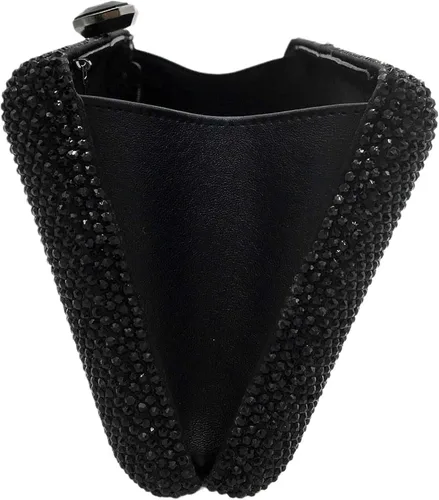 Vista 7 de Boutique De FGG Elegantes bolsas de noche de cristal para mujer, caja de fiesta formal, bolso de mano para boda, diamantes de imitación, bolso