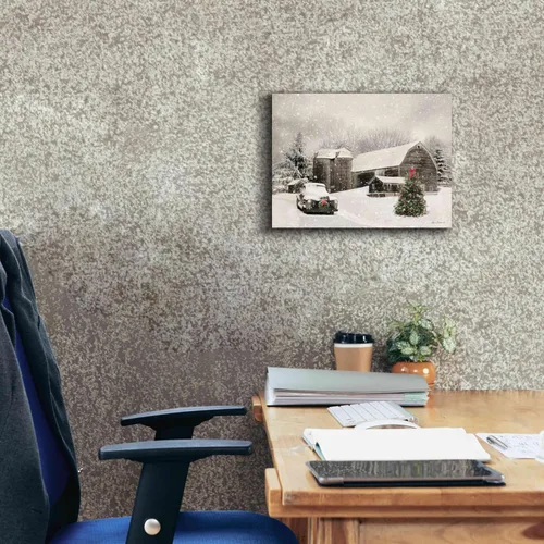 Vista 5 de Epic Graffiti 'Farmhouse Christmas' de Lori Deiter, arte de pared en lienzo, 16 x 12 pulgadas