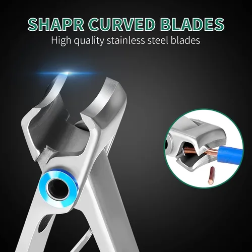 Vista 5 de SZHLUX Juego de cortaúñas con apertura superancha, para uñas gruesas de dedos y uñas de los pies, para manicura, pedicura, hombres y mujeres