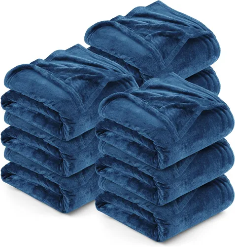Vista 121 de Utopia Bedding - Manta de vellón de lujo, mullida, antiestática; manta de suave microfibra de 8.8 oz/yd² (300 g/m²) para sofá y cama; tamaño Gris
