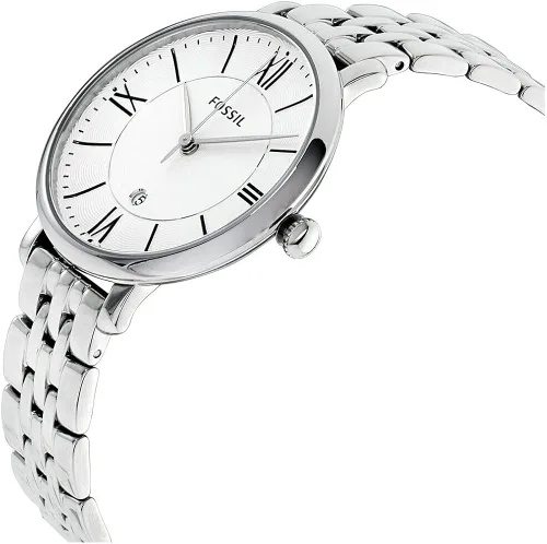 Vista 4 de Fossil - Jacqueline reloj de cuarzo de acero inoxidable para mujer