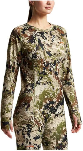 Vista 3 de SITKA Gear Camiseta de manga larga de camuflaje de peso medio para mujer