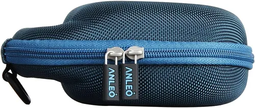 Vista 5 de Anleo Estuche rígido de viaje para JBL Clip 5 / Clip 4 - Mini altavoz Bluetooth portátil (azul)