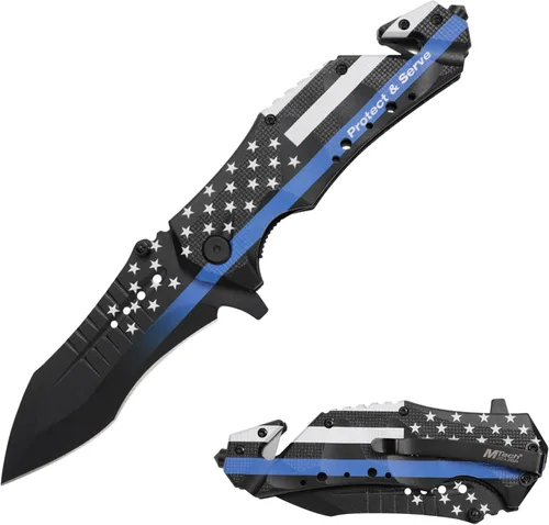 Vista 12 de MTech USA MT-A845BK Cuchillo con resorte, 5" cerrado, hoja negra