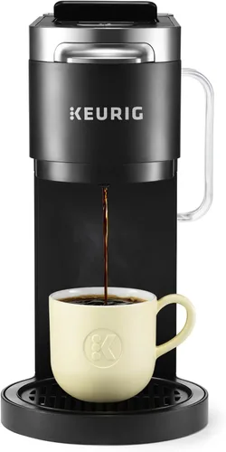 Vista 10 de Keurig K-Duo Plus - Cafetera de una sola porción y jarra, depósito extraíble multiposición de 60 onzas, jarra de preparación automática programable