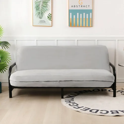 Vista 2 de OctoRose Funda para colchón de 39 x 75 x 8 pulgadas, 3 cremalleras laterales clásicas de microgamuza suave, funda de colchón para sofá cama