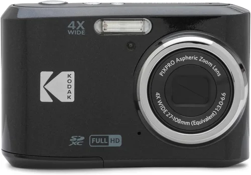 Vista 3 de Kodak FZ45BK PIXPRO FZ45 - Cámara digital de 16 MP, paquete negro con tarjeta de memoria Lexar 32GB de alto rendimiento 800x UHS-I SDHC + funda