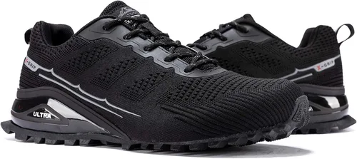 Vista 4 de Kricely Zapato deportivo para hombre, para correr, caminar, hacer senderismo y entrenamiento funcional, para exteriores, calzado informal de hombre