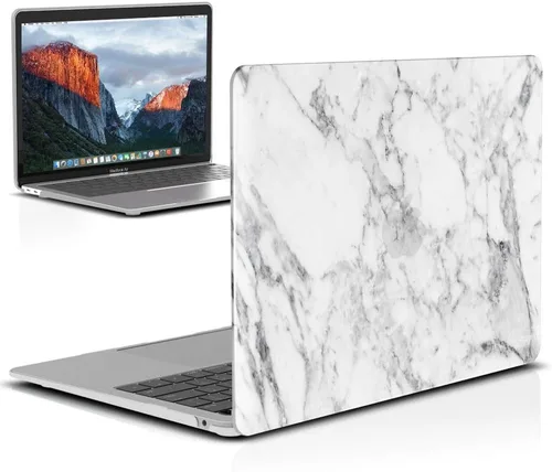 Vista 24 de IBENZER Carcasa rígida para MacBook Air de 13 pulgadas, 2020, 2019, 2018, nueva versión A2179, A1932, carcasa rígida para Apple Mac Air 13 Retina