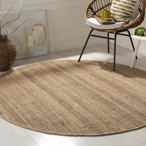 Vista 23 de SAFAVIEH Natural Fiber Collection - Alfombra decorativa de 2 x 3 pies, color verde, hecho a mano con flecos de yute tejido, ideal para zonas de alto
