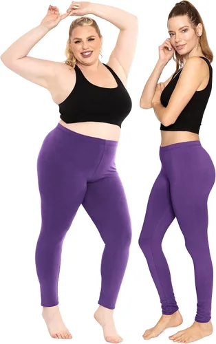 Vista 2 de STRETCH IS COMFORT - Leggings a la rodilla para mujer, elásticos, de algodón y elastano, tallas XS - 7X de adulto
