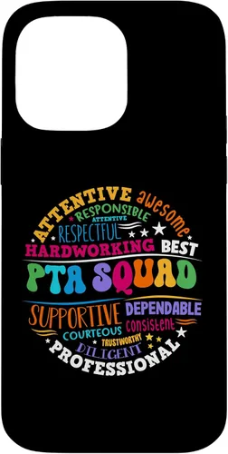 Vista 21 de iPhone 16 Parents Teacher Association Team Supporter PTA Squad Case