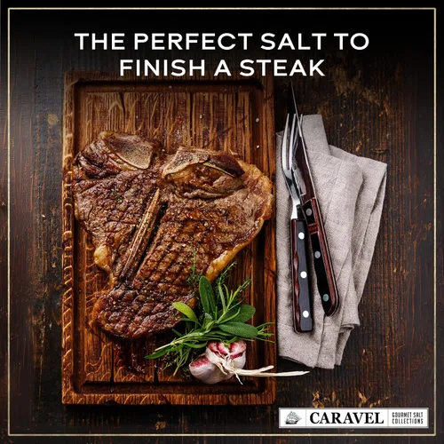 Vista 4 de Sal marina en grano de pirámide, cosechada a mano, para pesca, horneado, acabado y cocinado – Granos de sal marina natural para bistec y ensalada
