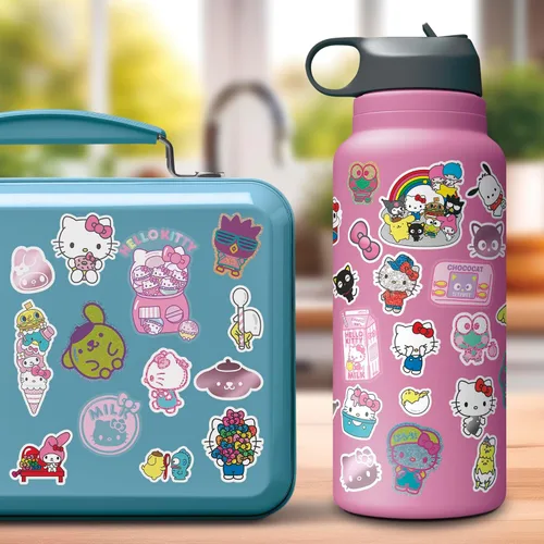 Vista 3 de Sanrio Hello Kitty and Friends Stickerland - Bloc de adhesivos multisustrato (16 páginas)