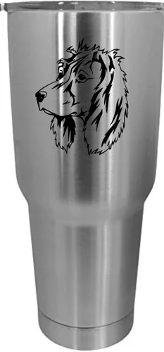 Vista 47 de Cairn Terrier - Vaso grabado con temática de perro, 30 onzas