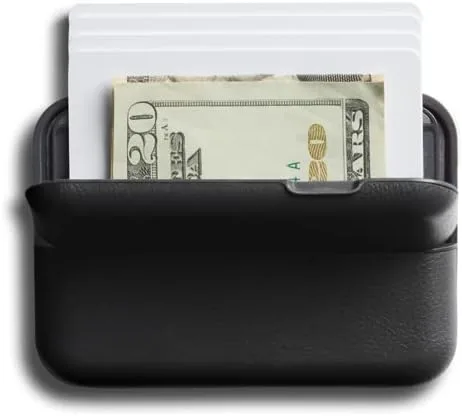 Vista 4 de Bellroy Funda Flip Segunda Edición - (Estuche para tarjetas, billetera rígida), Negro -, Estuche para tarjetas, billetera rígida