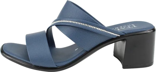 Vista 2 de ITALIAN Shoemakers Coletty - Sandalias cómodas de tacón bajo para mujer, puntera abierta, soporte para el arco