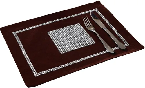 Vista 22 de Camino de mesa largo con lentejuelas y diamantes de imitación y borlas para comedor, Navidad, boda, fiesta, decoración de mesa