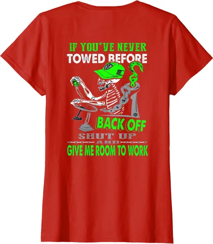 Vista 28 de Proud Tow Truck Operator - Camiseta, Negro, S
