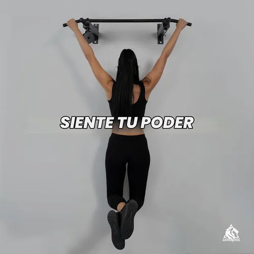 Vista 7 de Barra de dominadas multifuncional montada en la pared con sistema de polea, barra de dominadas de agarre múltiple de 48" y 16"/24", accesorios