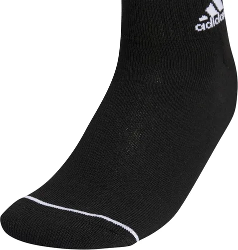 Vista 4 de adidas Womens 3-Stripe High Quarter Socks (3-Pair) with arch compression for a secure fit
