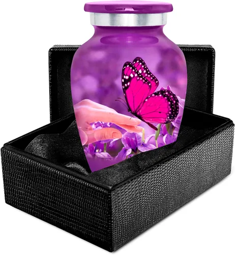 Vista 9 de Trupoint Memorials Urnas de cremación para cenizas humanas adultas y mujeres, urna decorativa de entierro para hombres y mujeres adultos, grande
