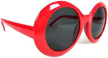 Vista 2 de Kurt Cobain Alien Shades Sunglasses Nirvana Thick Frame Glasses