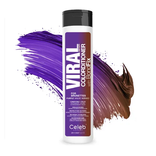 Vista 24 de Celeb Luxury Acondicionador de depósitos de color - Actualizador de color con Bondfix Bond Rebuilder, Viral y Gem Lites, combina con Colorwash Fire