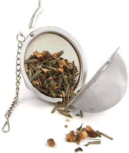 Vista 3 de Infusor de bola de té - Acero inoxidable, tamaño de 2.0 pulgadas por Pride Of India
