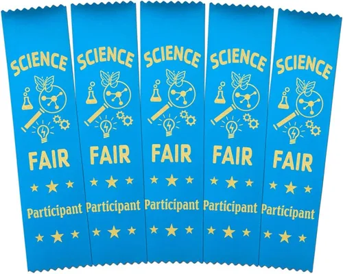 Vista 5 de RibbonsNow Cintas para participantes de la feria de ciencias - 100 cintas verdes estilo marcador