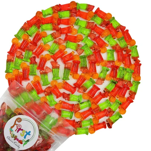 Vista 9 de FirstChoiceCandy Caramelos de gomitas jugosas de arcoíris 3D (bloques de construcción 3D, 2 libras)