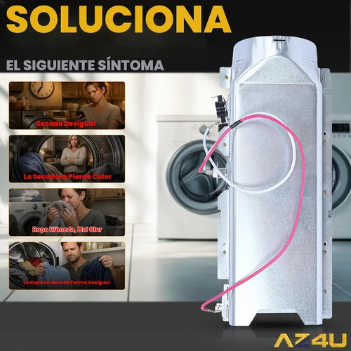Vista 8 de AZ4U Conjunto de elemento calefactor de secadora sustituye a LG DLE3777E DLE4970W DLE5955W DLE2350W DLEX2650W DLE4801W DLEX2655V DLE3170W DLE2250W
