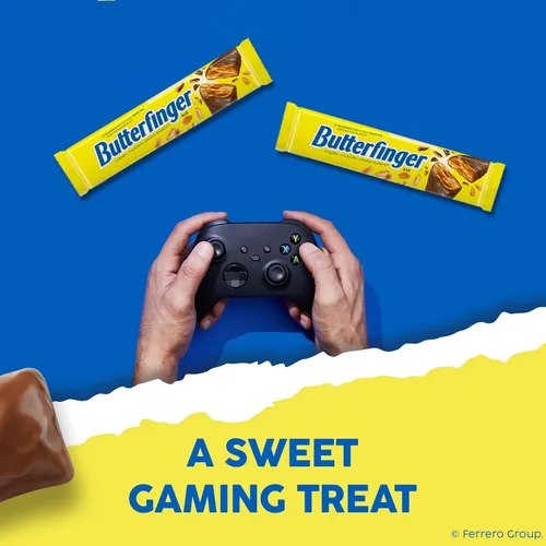 Vista 6 de Butterfinger Peanut-Buttery Chocolate-Y Barras de caramelo, regalo perfecto del día de la madre para mamá, Compartir Pack, 3.7 onza (Paquete de 18)