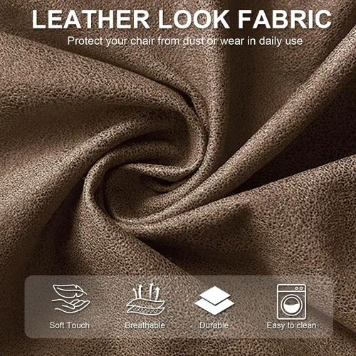 Vista 6 de ANARACHON Funda para silla decorativa sin brazos, extraíble, lavable, antideslizante, protector de muebles para el hogar, hotel, sala de estar