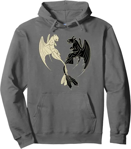 Vista 8 de Cómo entrenar a tu dragón 3 Hidden World Lightfury Toothless Sudadera con capucha